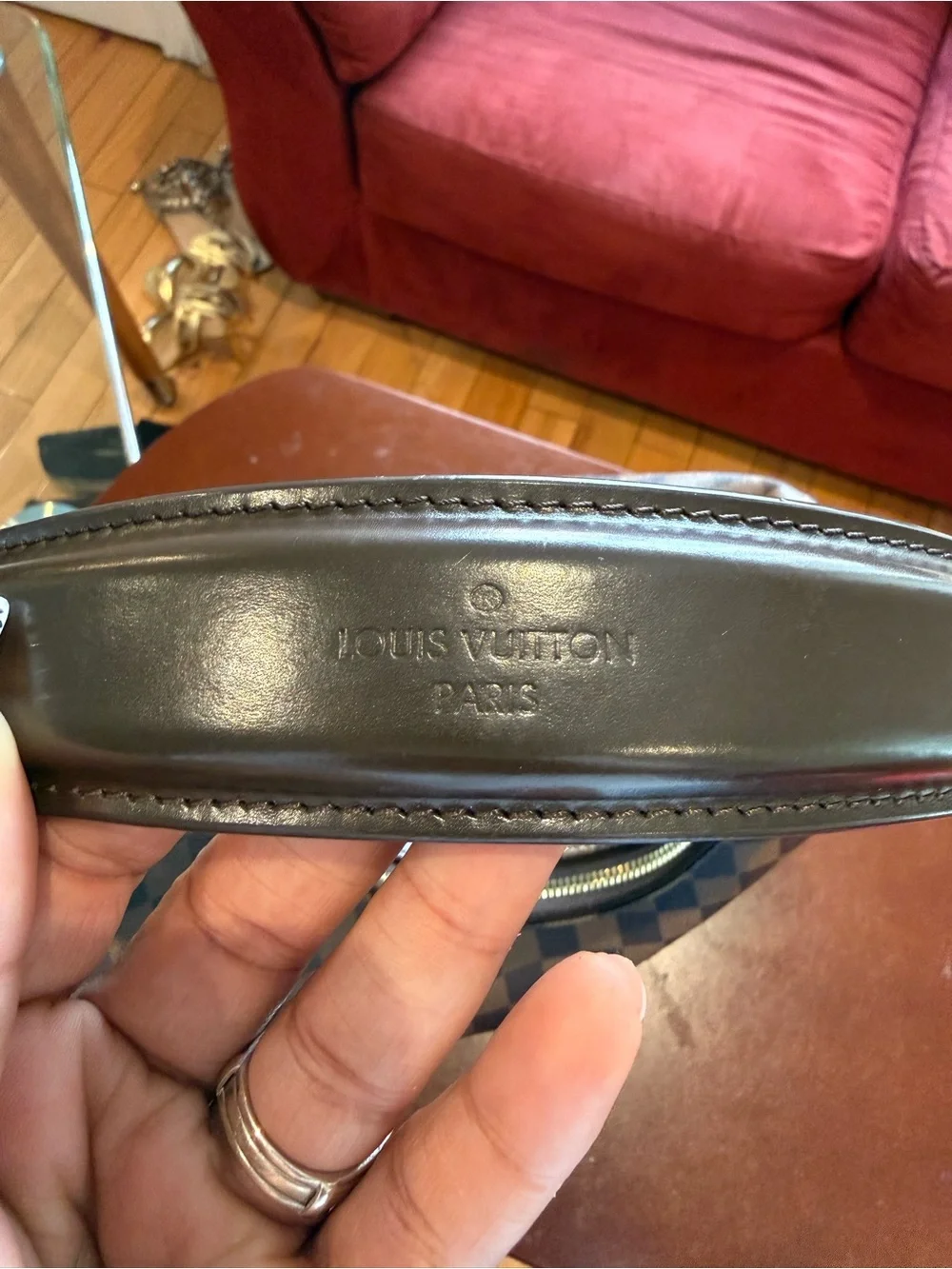 Authentic Louis Vuitton Damier Ebene Portobello PM